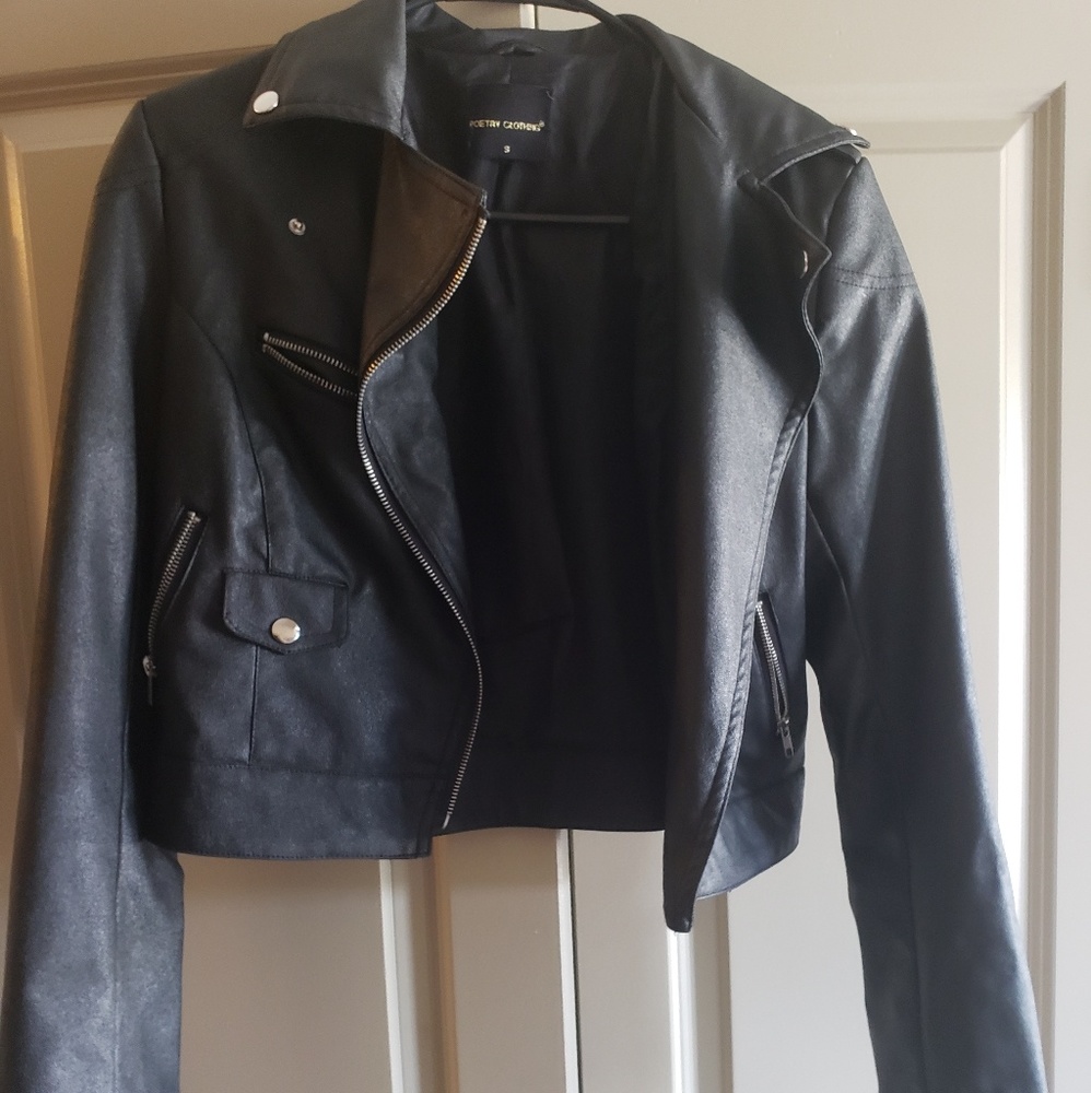 Faux Leather Jacket